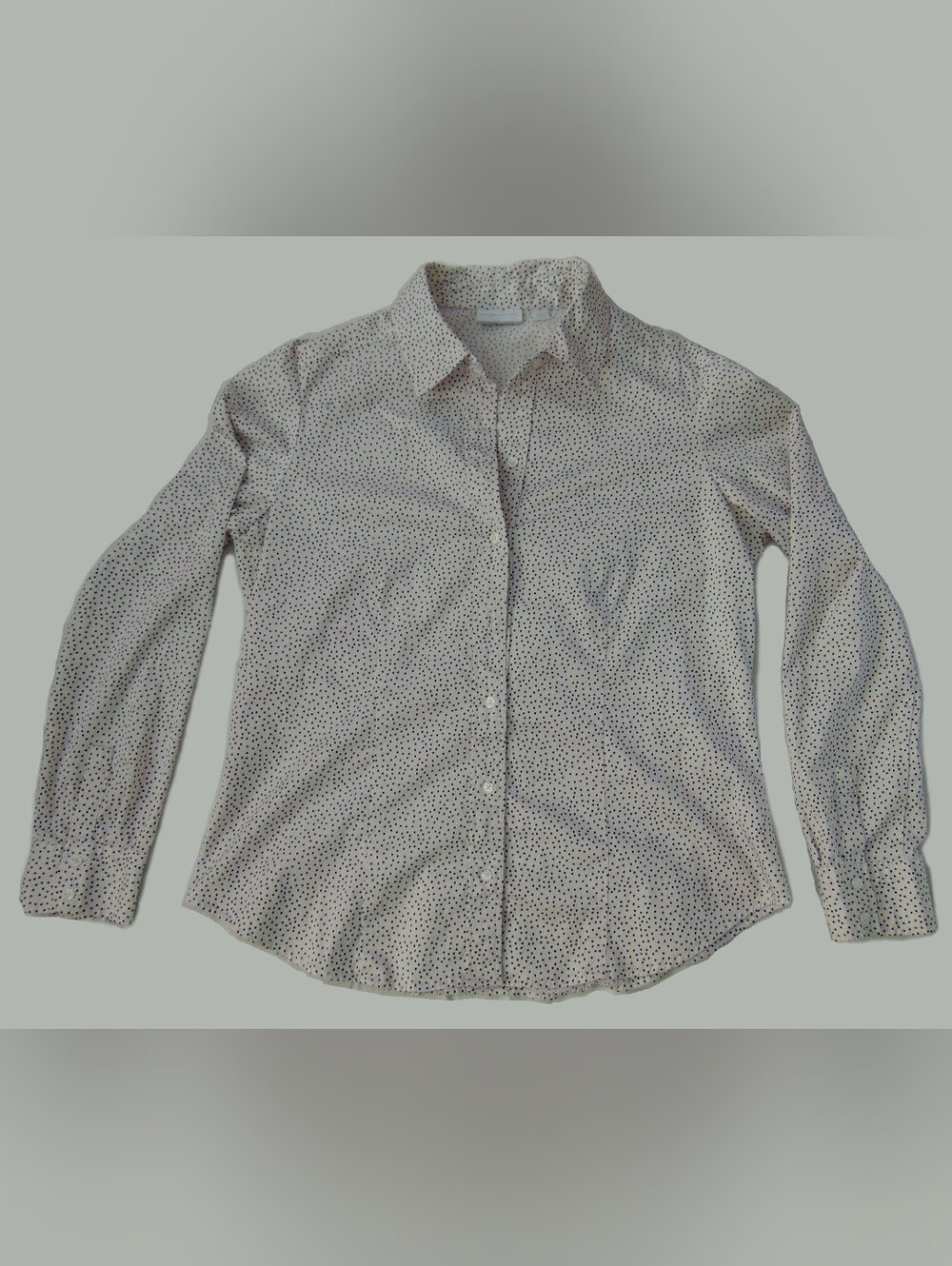 New York & Company Women’s Blouse – Size XL – White/Light Neutral Print